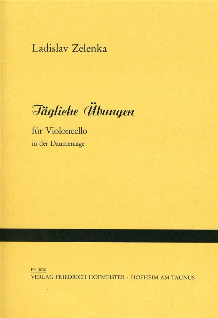 Tägliche Übngen für ViolonCello (Daumenlage)